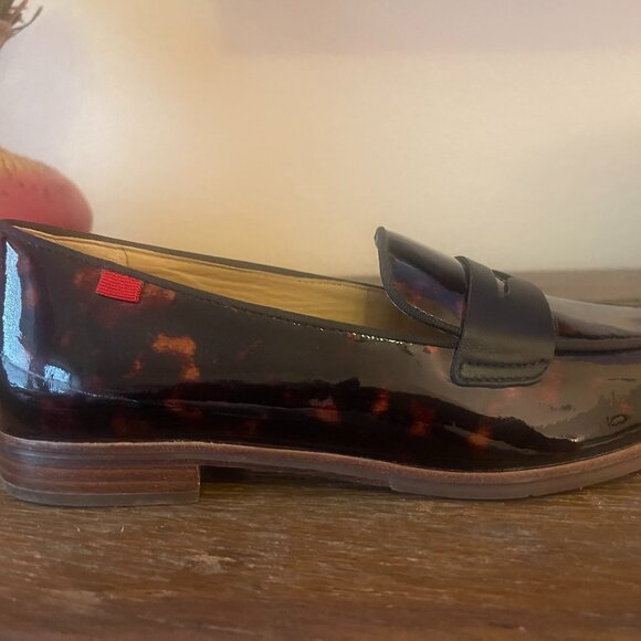 Marc Joseph New York Bryant Park Black/Tortoise Loafers   Size 8 - Picture 7 of 10